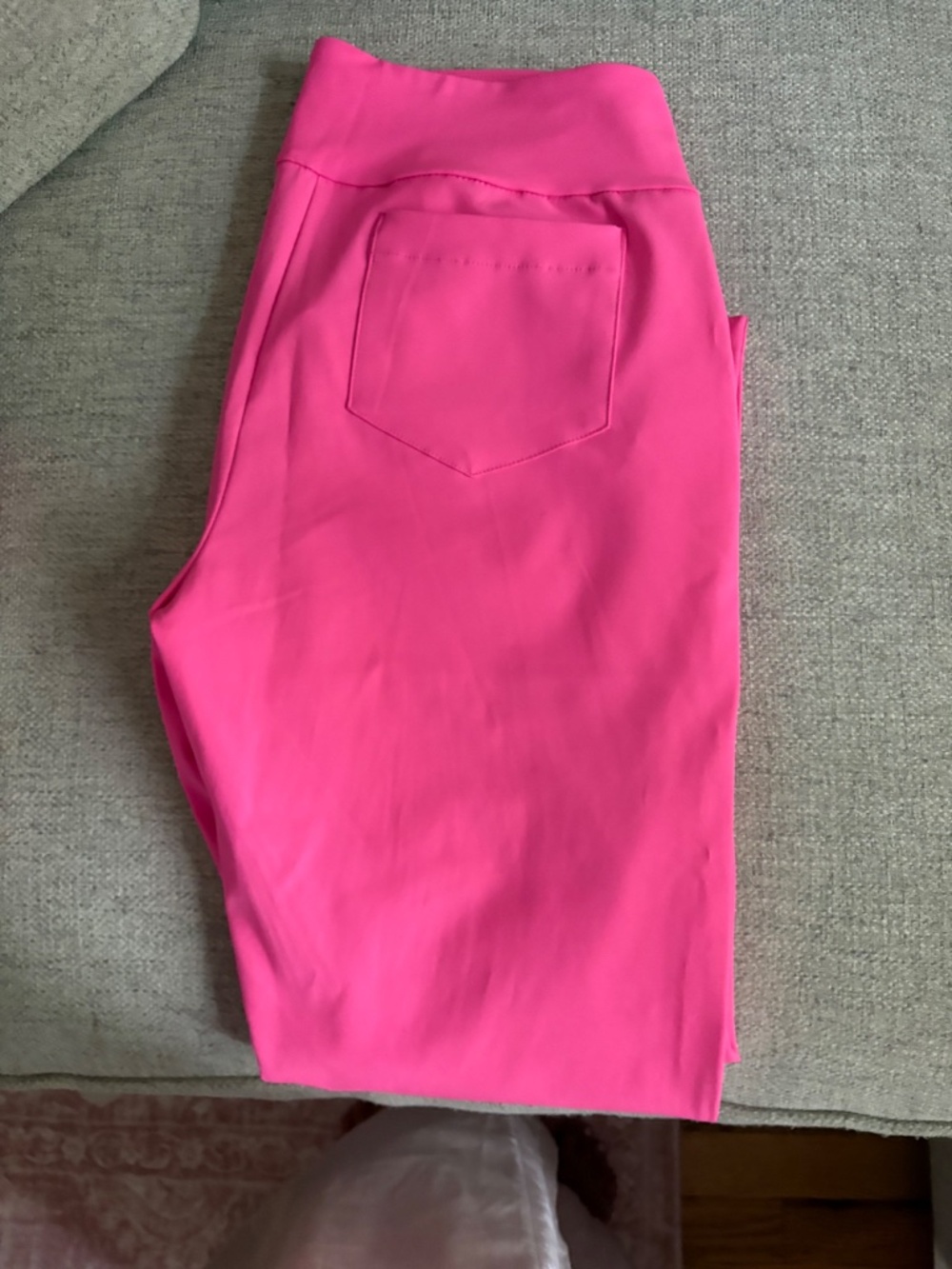 Lilly Pulitzer Hot Pink Cropped Ankle Pants - Picture 2 of 4